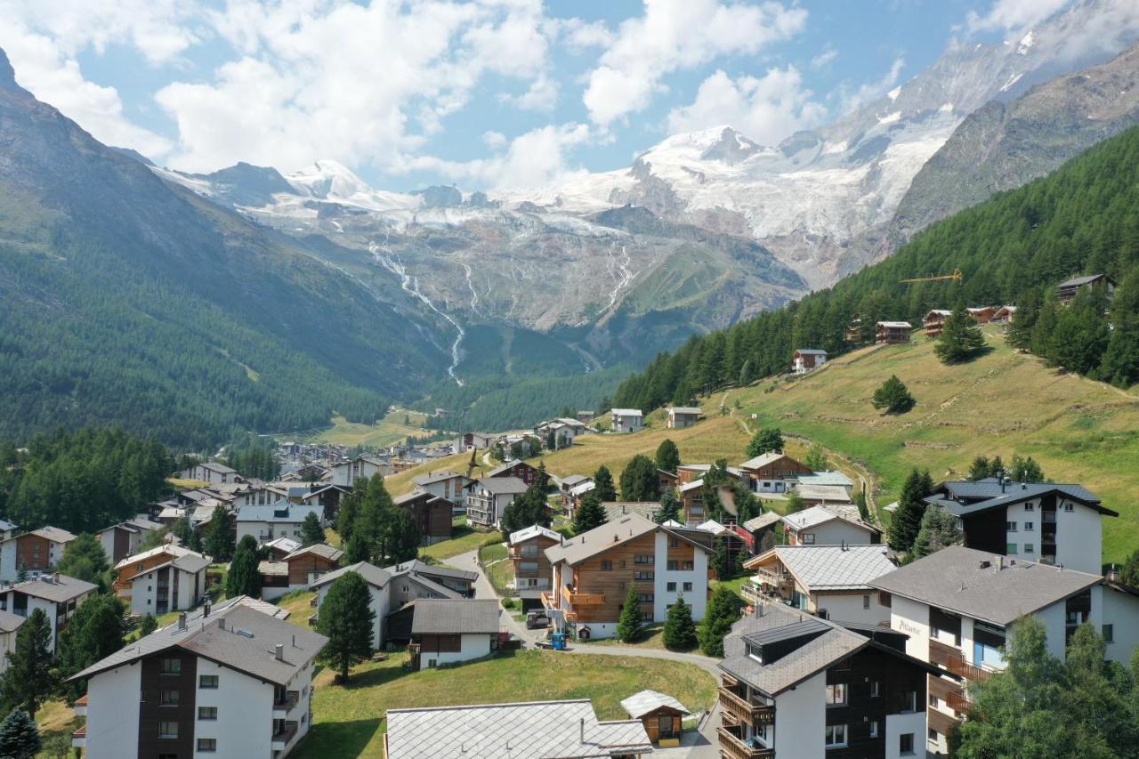 Mountain Retreat Studio: Idyllische Ferienwohnung In Saas Fee Extérieur photo